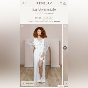 Revelry | Satin Bridal Robe